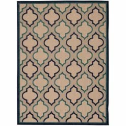 Brand new 🧨 Nourison Aloha Trellis Indoor/Outdoor Rug 😀