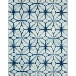 Promo 😉 Mohawk Home Elyzabeth Blue Area Rug ✔️