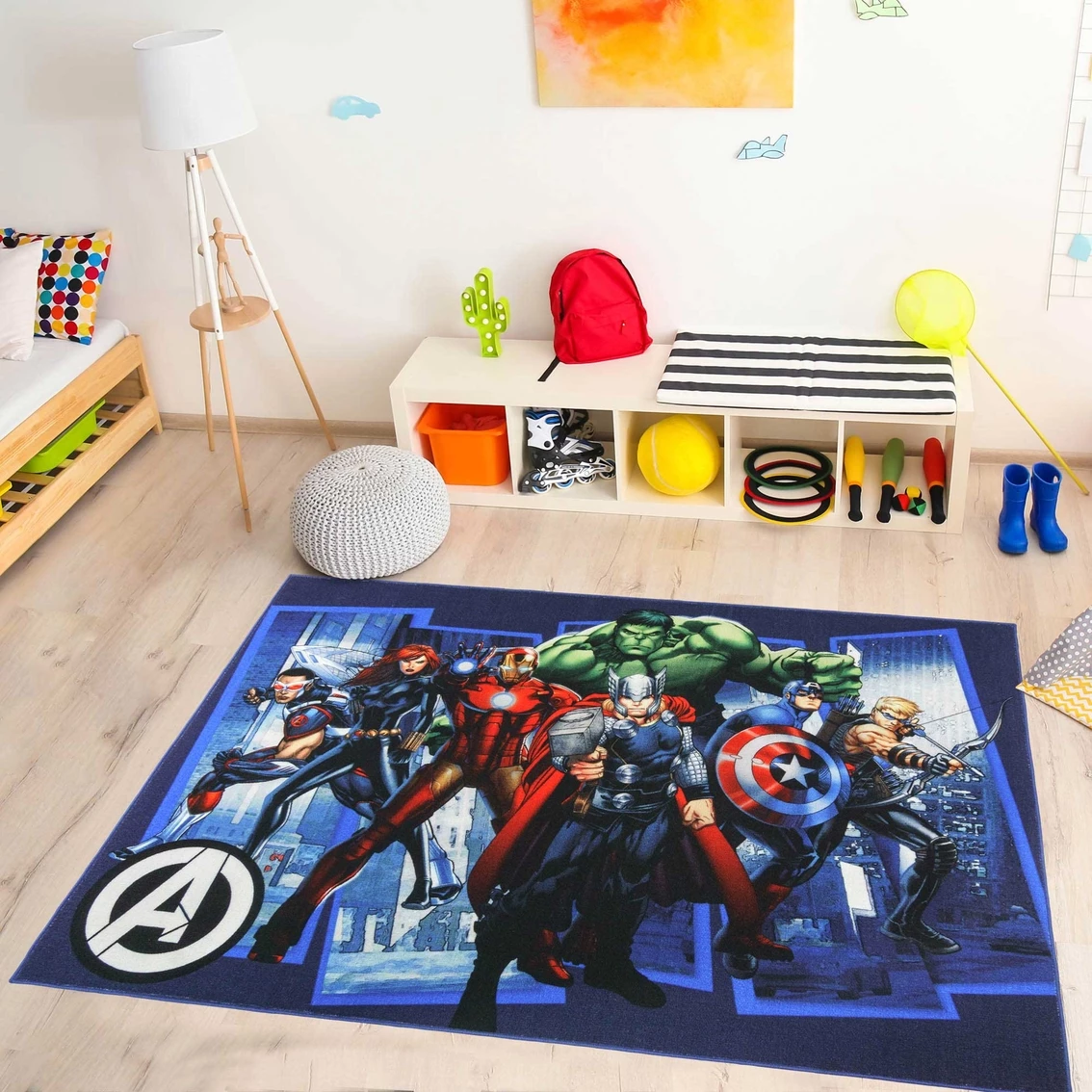 Discount โญ Marvel Avengers City 54 X 78 In. Area Rug ๐ 4 Discount โญ Marvel Avengers City 54 X 78 In. Area Rug ๐ - Image 2