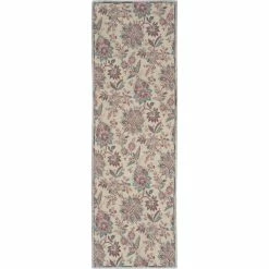 Best reviews of ✨ Nourison Waverly Washables WAW01 2 X 6 Ft. Floral Runner Rug ❤️