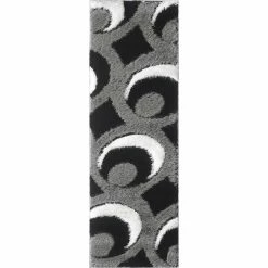 Flash Sale 🧨 L'Baiet Ruby Grey Shag Runner Rug ⭐