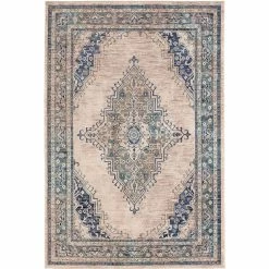 New ❤️ Karastan Armitage Indigo Rug 🥰