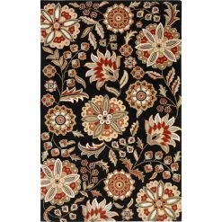 Hot Sale 🛒 Surya Athena Rug, Black ⌛