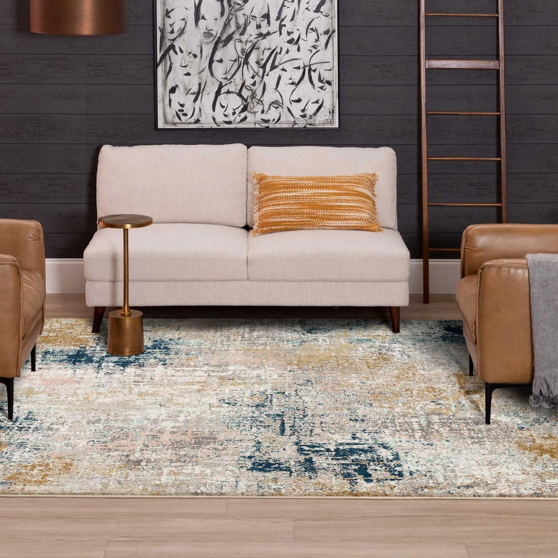 Deals 😀 Karastan Rendition By Stacy Garcia Zelig Dim Grey Rug 🥰 4 Deals 😀 Karastan Rendition By Stacy Garcia Zelig Dim Grey Rug 🥰 - Image 2