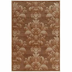 Deals ⭐ Linon Hi Lo Collection Chenille Medallions Area Rug 🌟