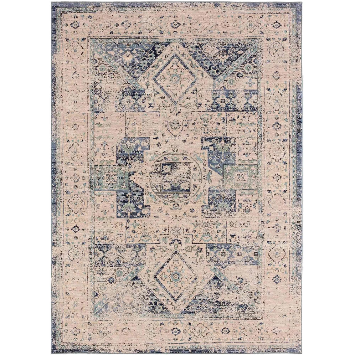Deals ๐ Karastan Santee Indigo Rug ๐งจ