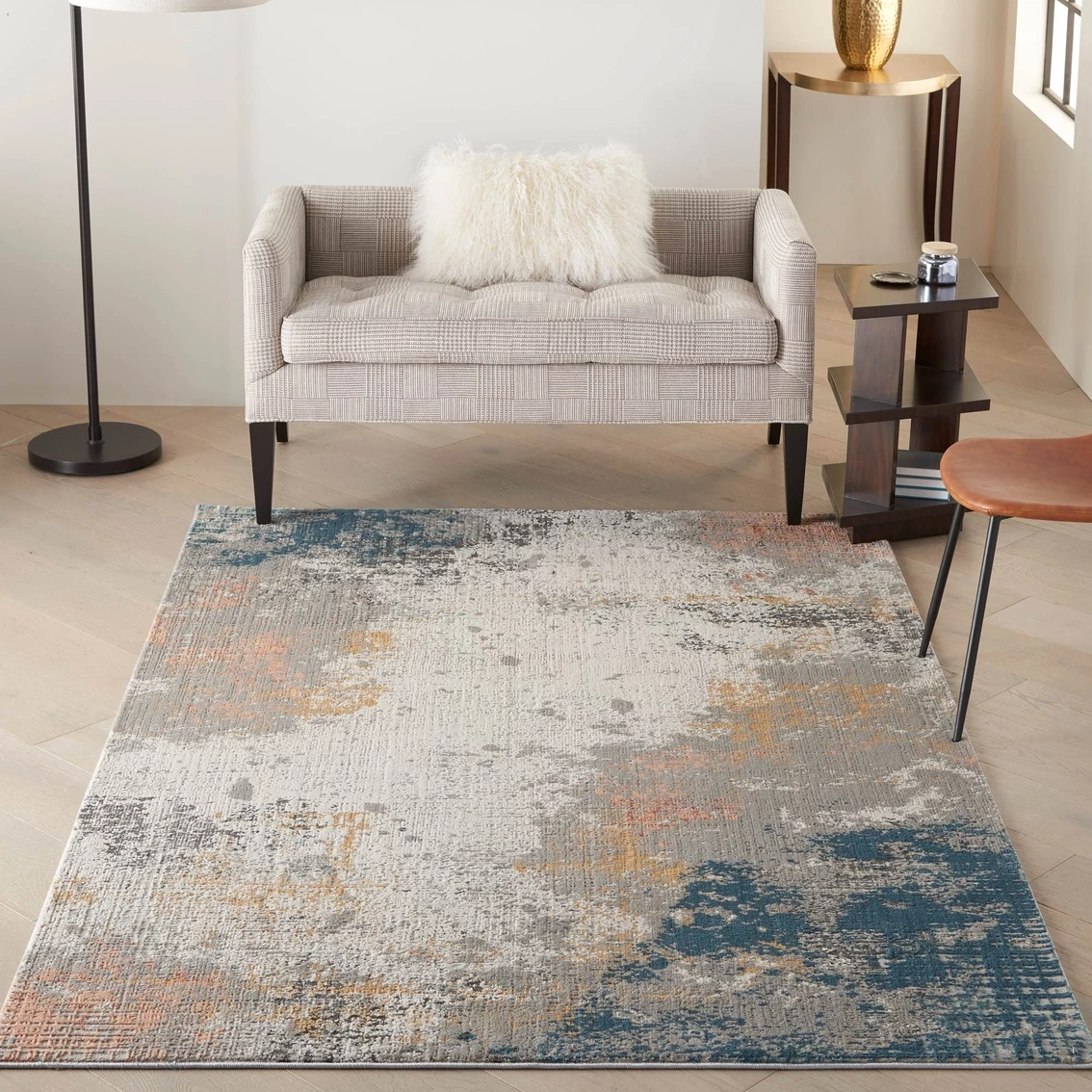 Outlet 🥰 Nourison Rustic Textures Abstract Area Rug 🎁 - Image 2
