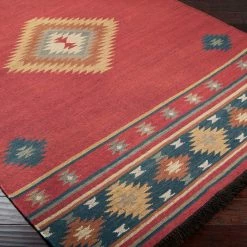 Best Pirce ❤️ Surya Jewel Tone Rug 5 Ft. X 8 Ft Red ✨