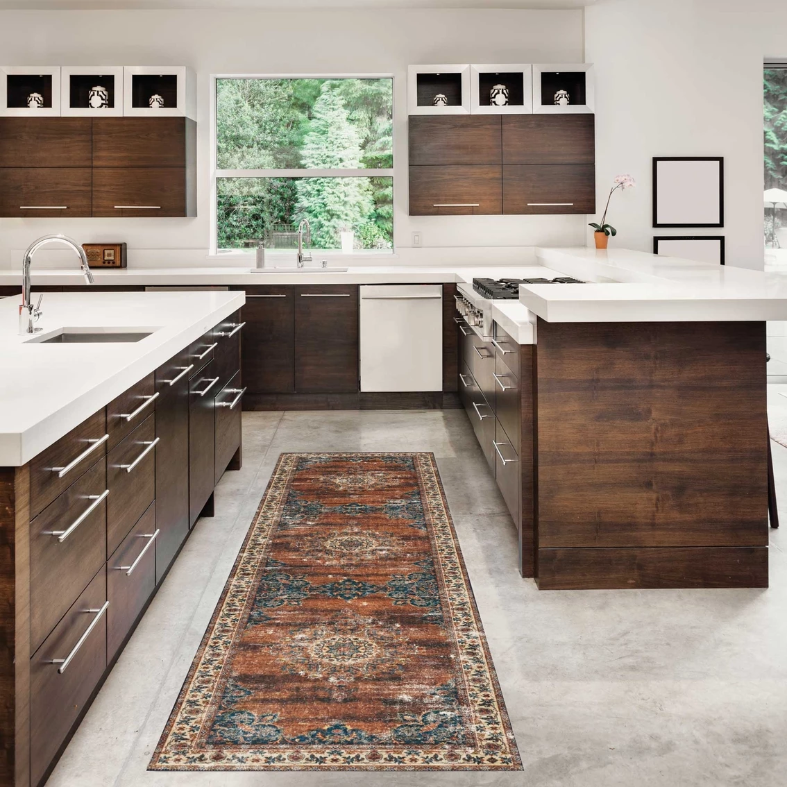 Outlet ๐ Linon Foster Washable Rug โจ - Image 2