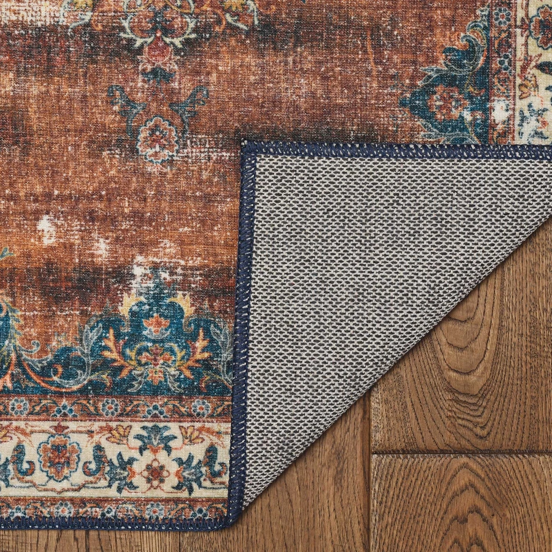 Outlet ๐ Linon Foster Washable Rug โจ - Image 3