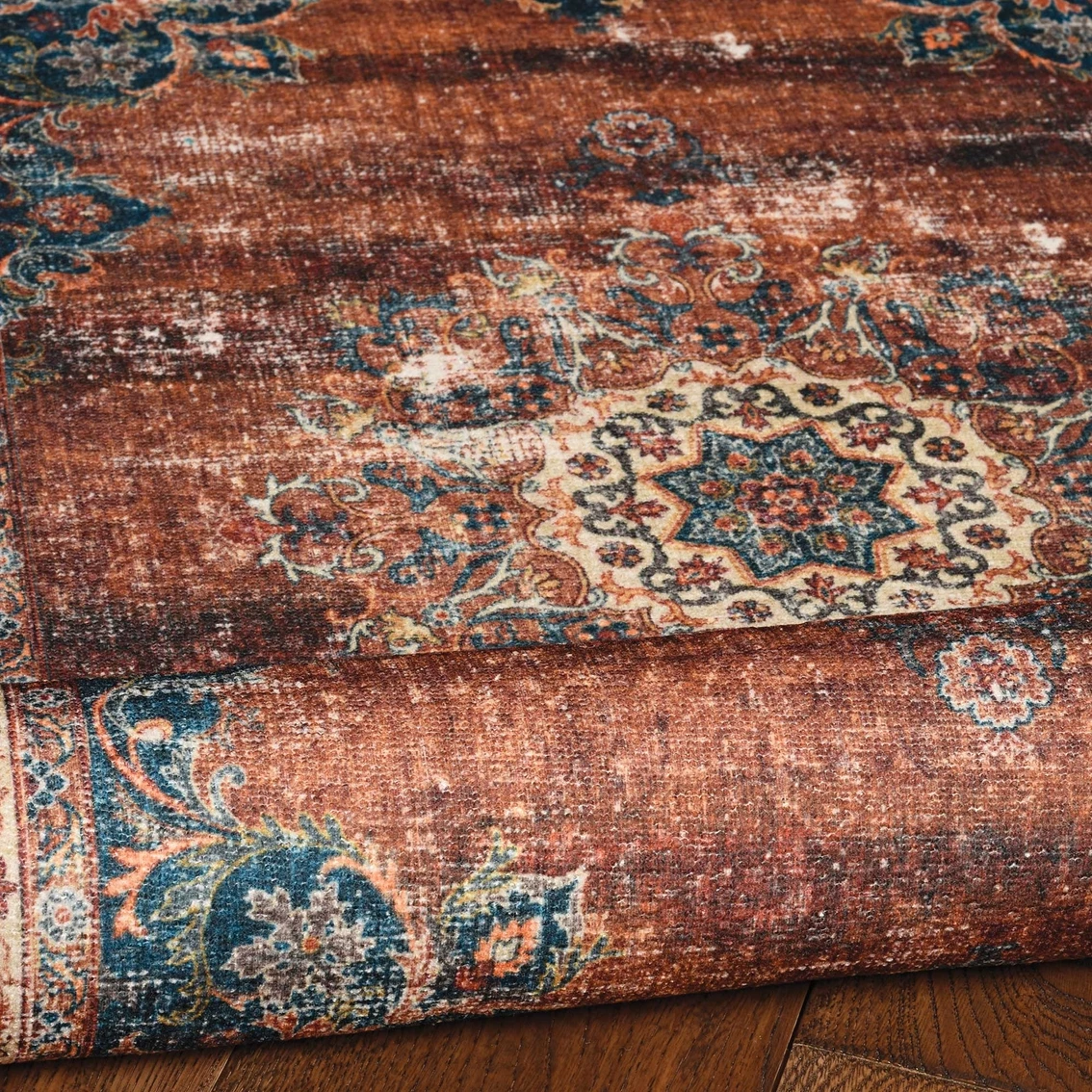 Outlet ๐ Linon Foster Washable Rug โจ - Image 4