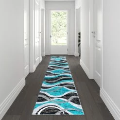 Cheapest 👏 Flash Furniture Wisp Collection Rippled Olefin Area Rug With Jute Backing For Entryway, Living Room, Bedroom 👍