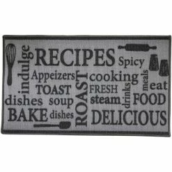 Promo 😍 Chesapeake Merchandising Nylon Printed Rug With Latex Backing, Kitchenette ⌛