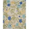 Outlet 😉 Martha Stewart Collection Meadow Floral Area Rug ✔️
