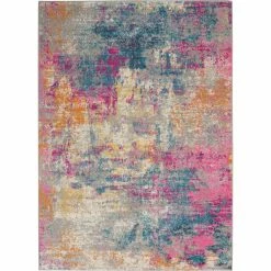 Outlet ❤️ Nourison Passion 5 Ft. 3 In. X 7 Ft. 3 In. Abstract Art Rug 🔥