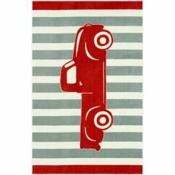 Discount 🎁 Mohawk Home Vintage Truck Crimson Area Rug 🥰