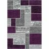 Outlet 🌟 L'Baiet Verena Purple Geometric Rug 🎉