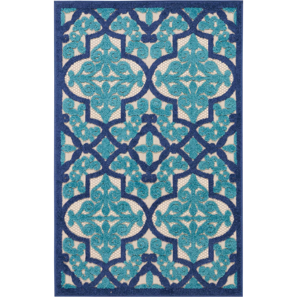 Promo ✨ Nourison Aloha Trellis Indoor/Outdoor Rug ⌛