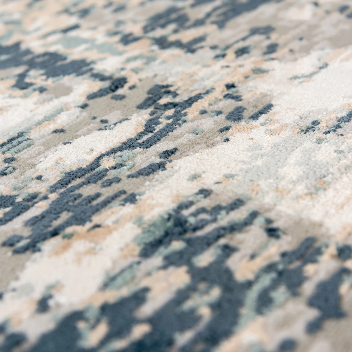 Promo ๐ Rizzy Home Chelsea Teal Abstract 2 Ft. 7 In. X 9 Ft. 6 In. Area Rug ๐ 4 Promo ๐ Rizzy Home Chelsea Teal Abstract 2 Ft. 7 In. X 9 Ft. 6 In. Area Rug ๐ - Image 2
