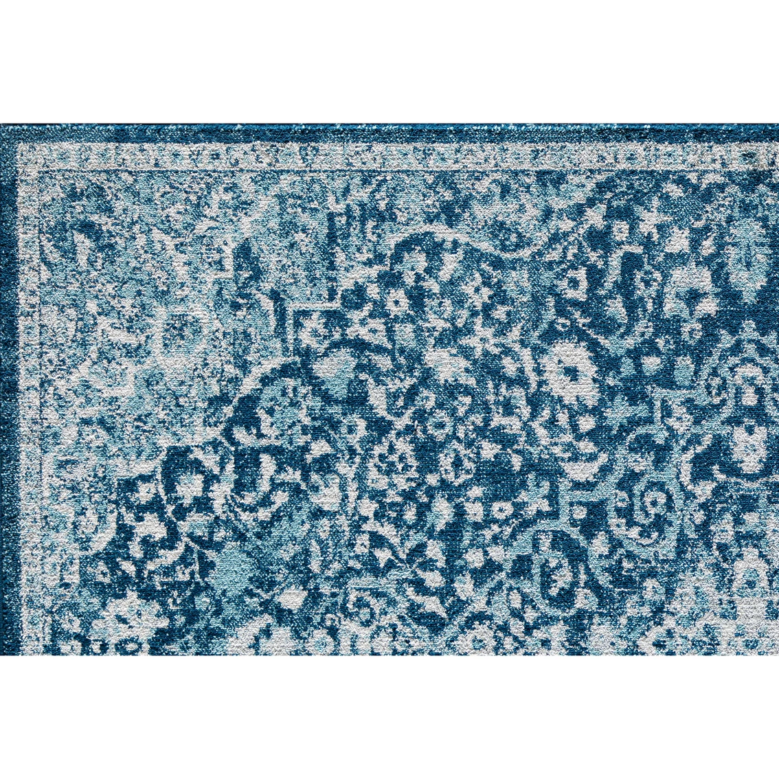 Brand new โ Rugs America Harper Mozart Blue Abstract Vintage Area Rug ๐ - Image 2