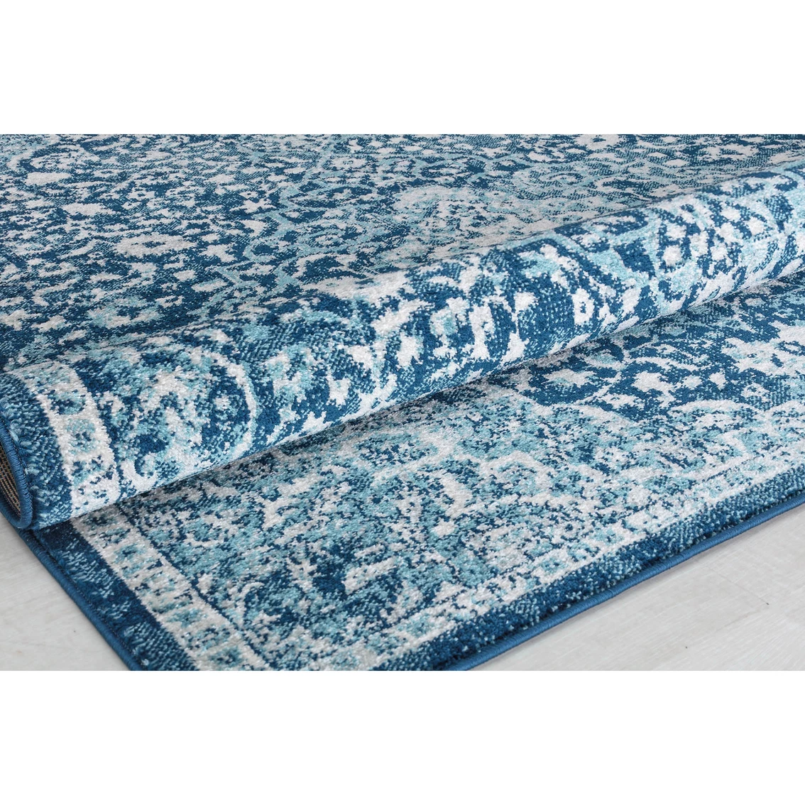 Brand new โ Rugs America Harper Mozart Blue Abstract Vintage Area Rug ๐ - Image 6
