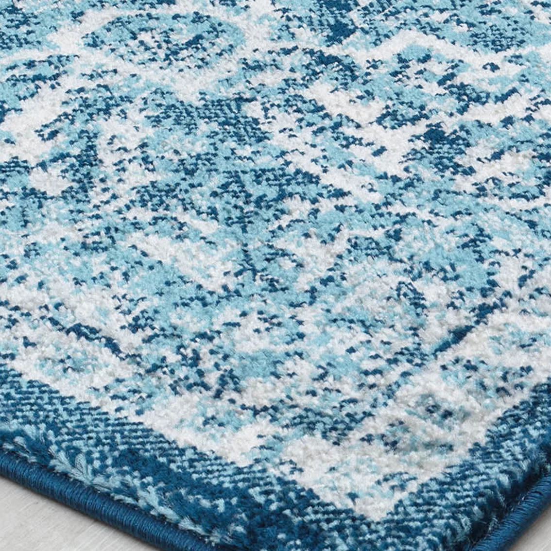 Brand new โ Rugs America Harper Mozart Blue Abstract Vintage Area Rug ๐ - Image 8
