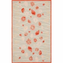 Best Pirce 🥰 Martha Stewart Poppy Glossary Area Rug ✔️