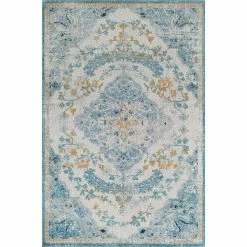 Coupon ⭐ Rugs America Harper Fresh Chicory Transitional Vintage Area Rug 👏