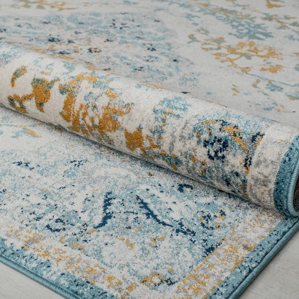 Coupon ⭐ Rugs America Harper Fresh Chicory Transitional Vintage Area Rug 👏 - Image 4