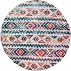 Flash Sale ⌛ United Weavers Bali Breton 7.10 Ft. Round Rug ❤️